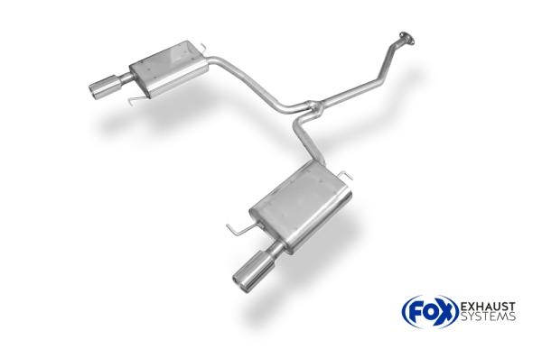 Endschalldämpfer rechts/links - 1x90 Typ 13 rechts/links passend für: Mazda 6 GH Benzin